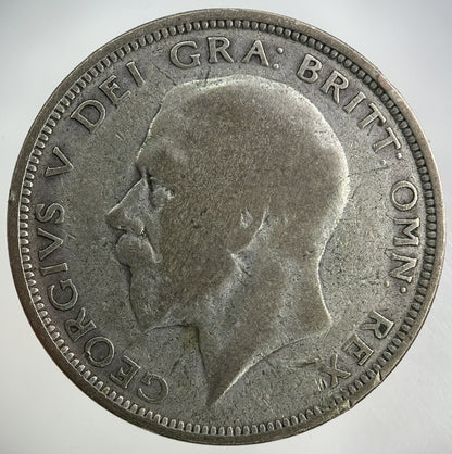 1926 George V Half - Crown Silver Coin | Fine Collectable Grade