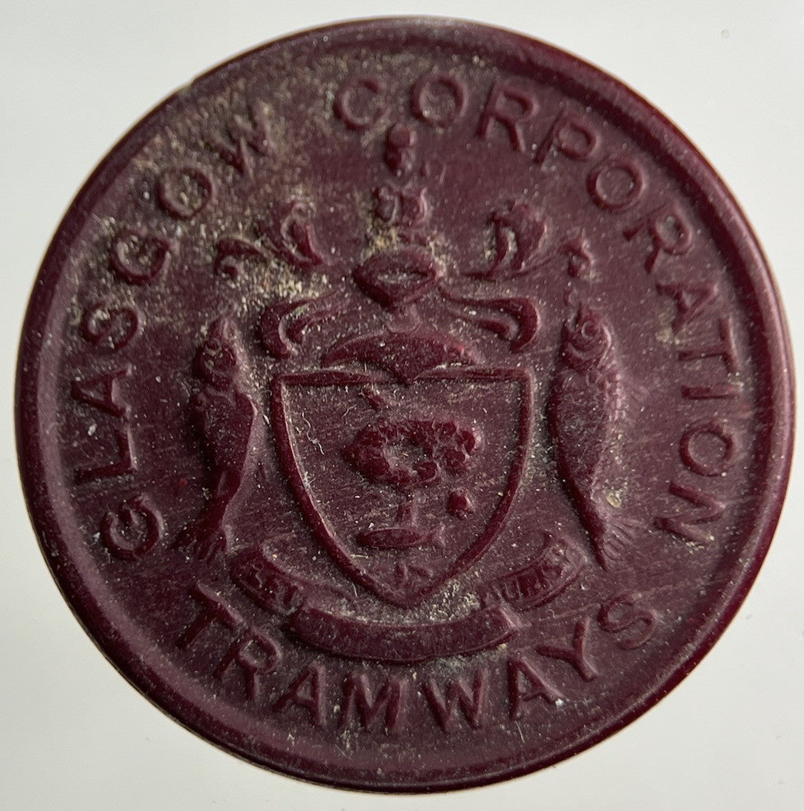 British Glasgow Tramways 2 Stage Token Coin | Collectable Grade
