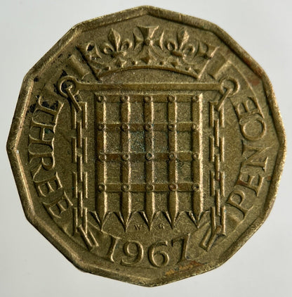 1967 Elizabeth II 2nd Brass Threepence Coin | Fine Collectable Grade
