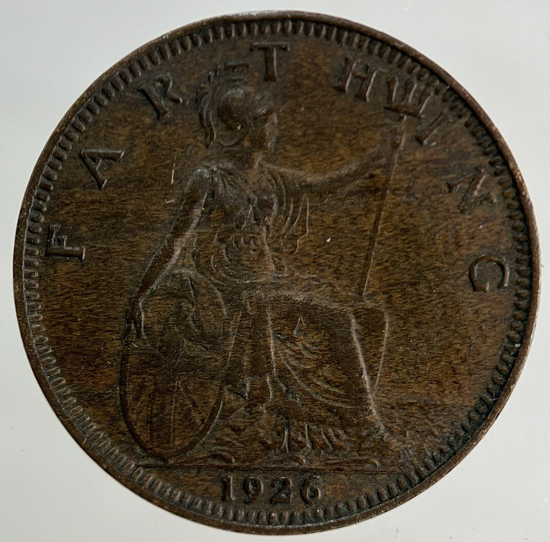 1926 George V Farthing Coin | Very High Grade