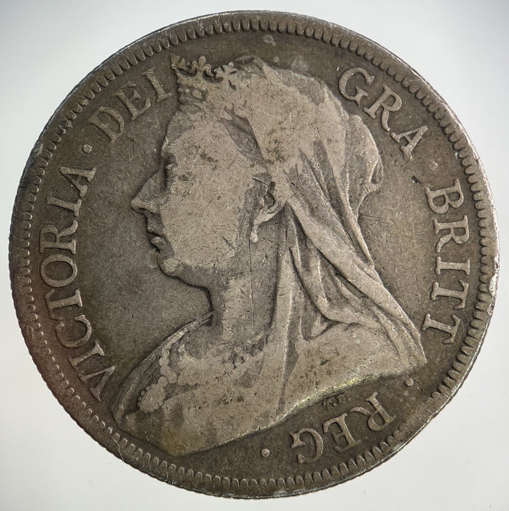 1893 Victoria Half - Crown Silver Coin | Collectable Grade