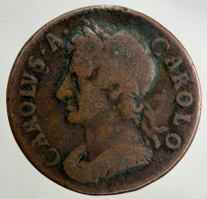 1675 Charles II 2nd Farthing Coin | Collectable Grade