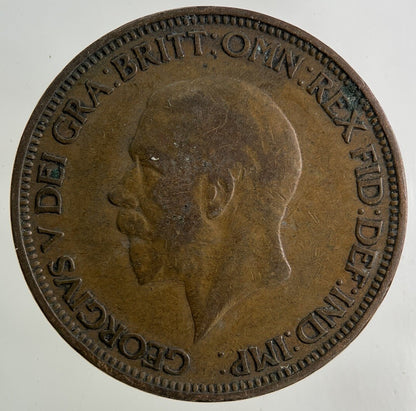 1928 George V Half - Penny Coin | Collectable Grade