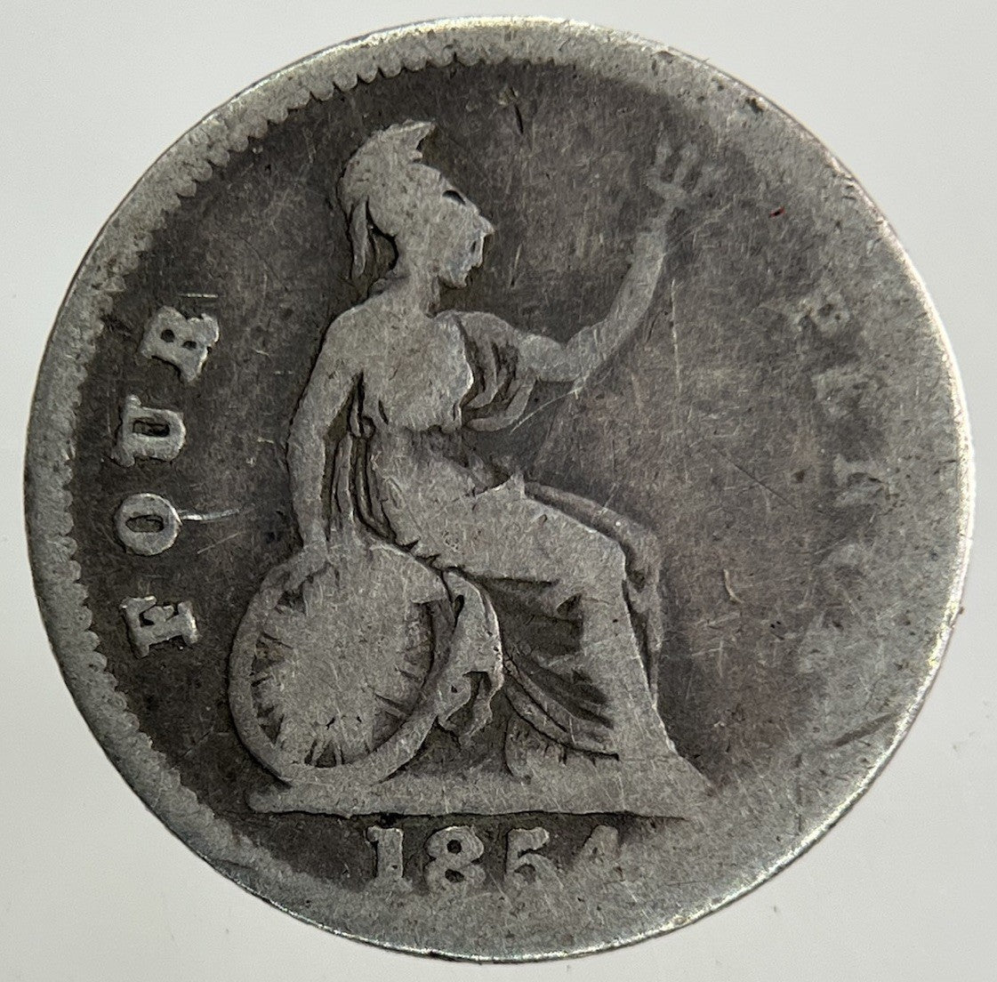 1854 Victoria Groat Four - Pence Silver Coin | Collectable Grade