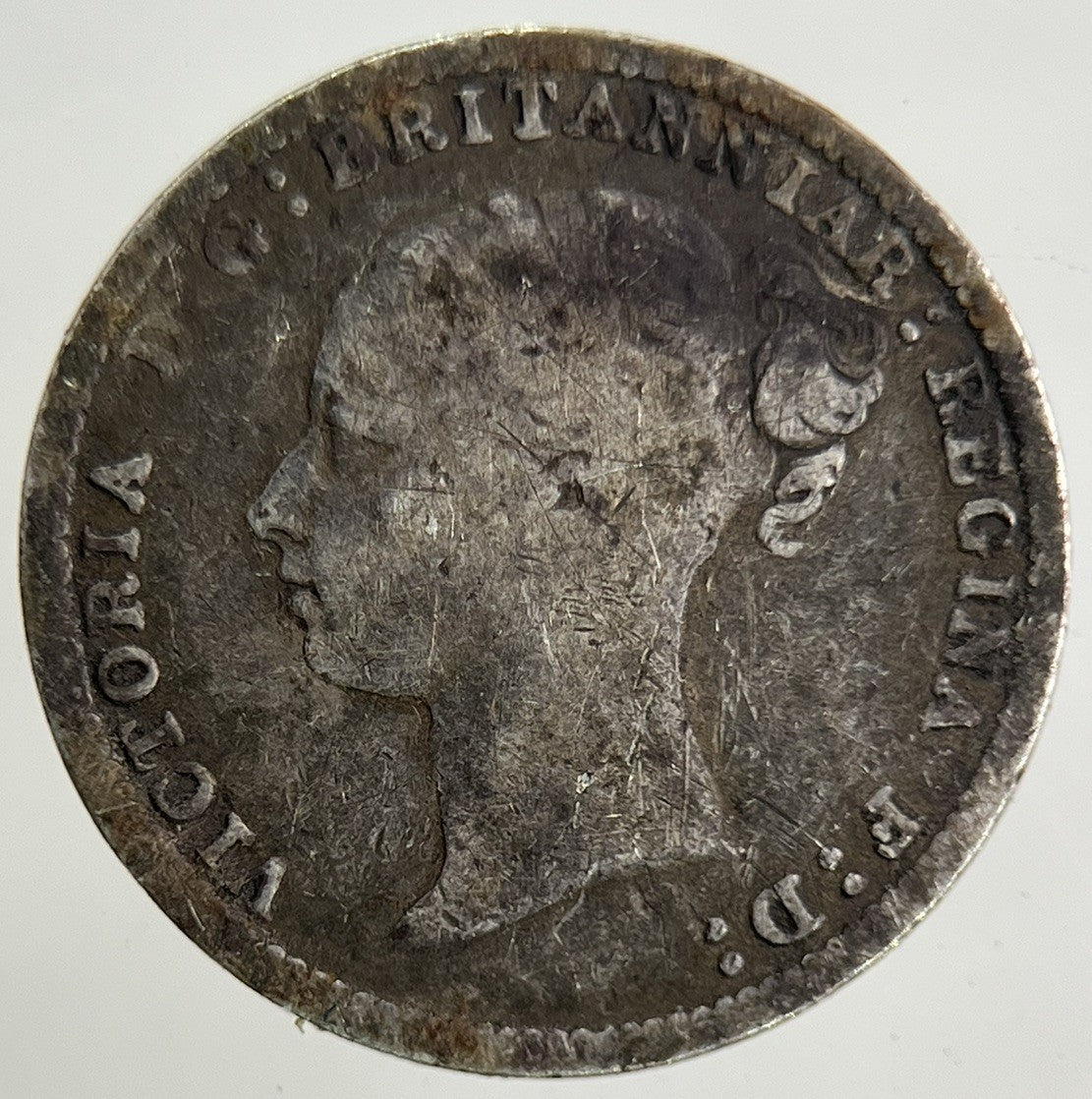1883 Victoria Threepence Silver Coin | Collectable Grade