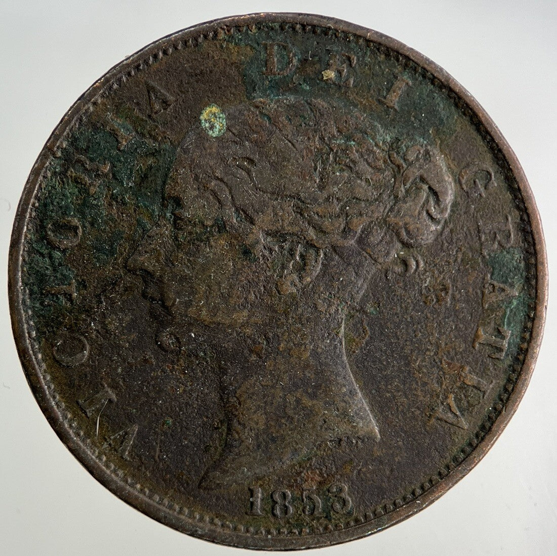 1853 Victoria Half - Penny Coin | Collectable Grade