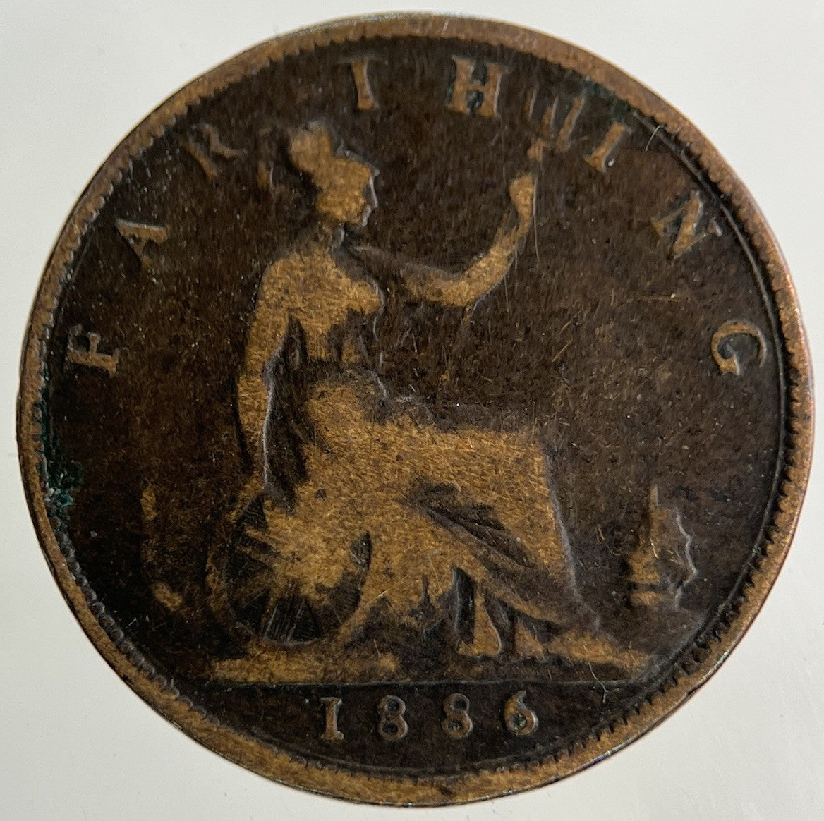 1886 Victoria Farthing Coin | Collectable Grade