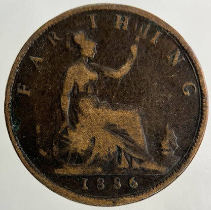 1886 Victoria Farthing Coin | Collectable Grade
