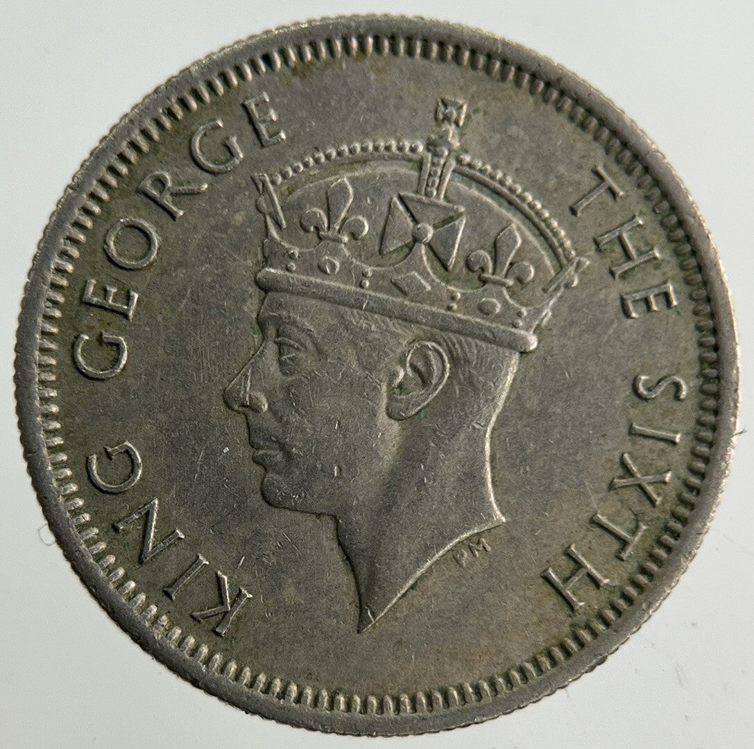 1950 Malaya 10 Cents Coin | Fine Collectable Grade