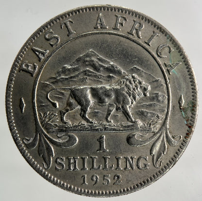 1952 East Africa One Shilling Coin | Very High Grade