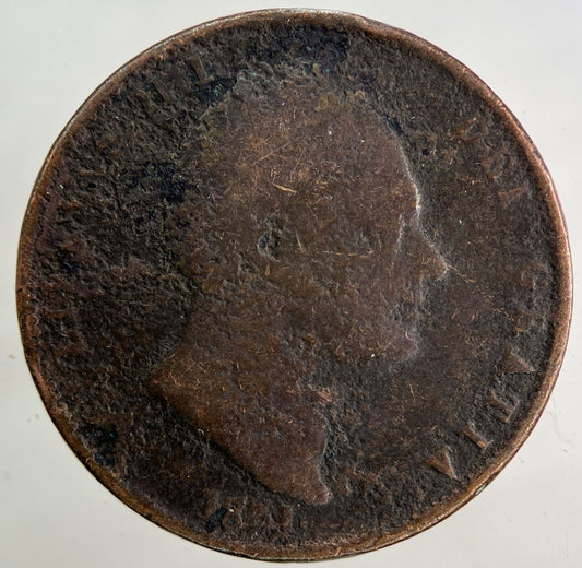 1831 William IV Half - Penny Coin | Fair Grade
