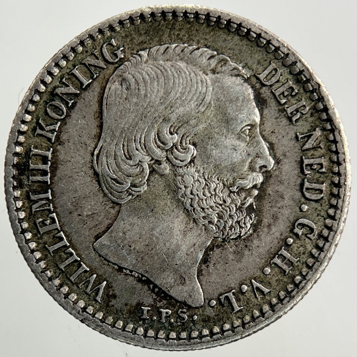 1887 Netherlands 10 Cents Silver Coin | Very High Grade