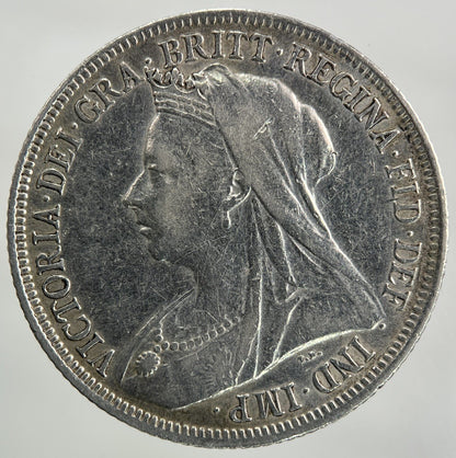 1901 Victoria Shilling Silver Coin | Very High Grade