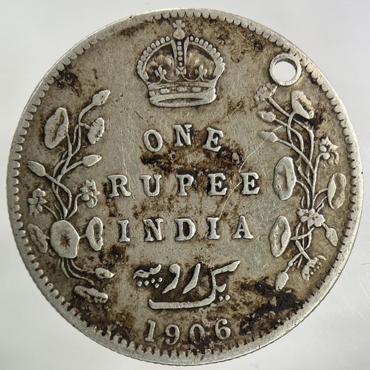 1906 India One Rupee Silver Coin | Collectable Grade