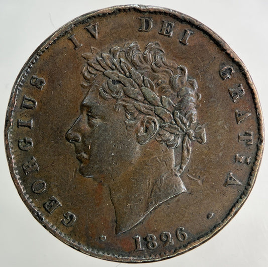 1826 George IV Half - Penny Coin | Very High Grade
