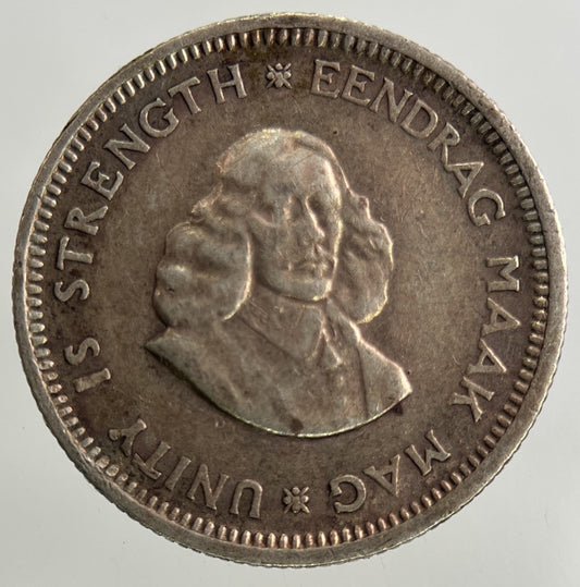1963 South Africa Sixpence / 5 Cents Silver Coin | Fine Collectable Grade