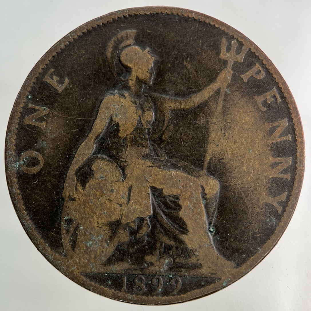1899 Victoria One Penny Coin | Collectable Grade