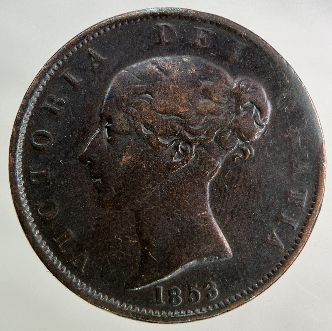 1853 Victoria Half - Penny Coin | Fine Collectable Grade