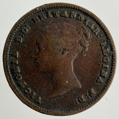 1844 Victoria Half Farthing Coin | Fine Collectable Grade