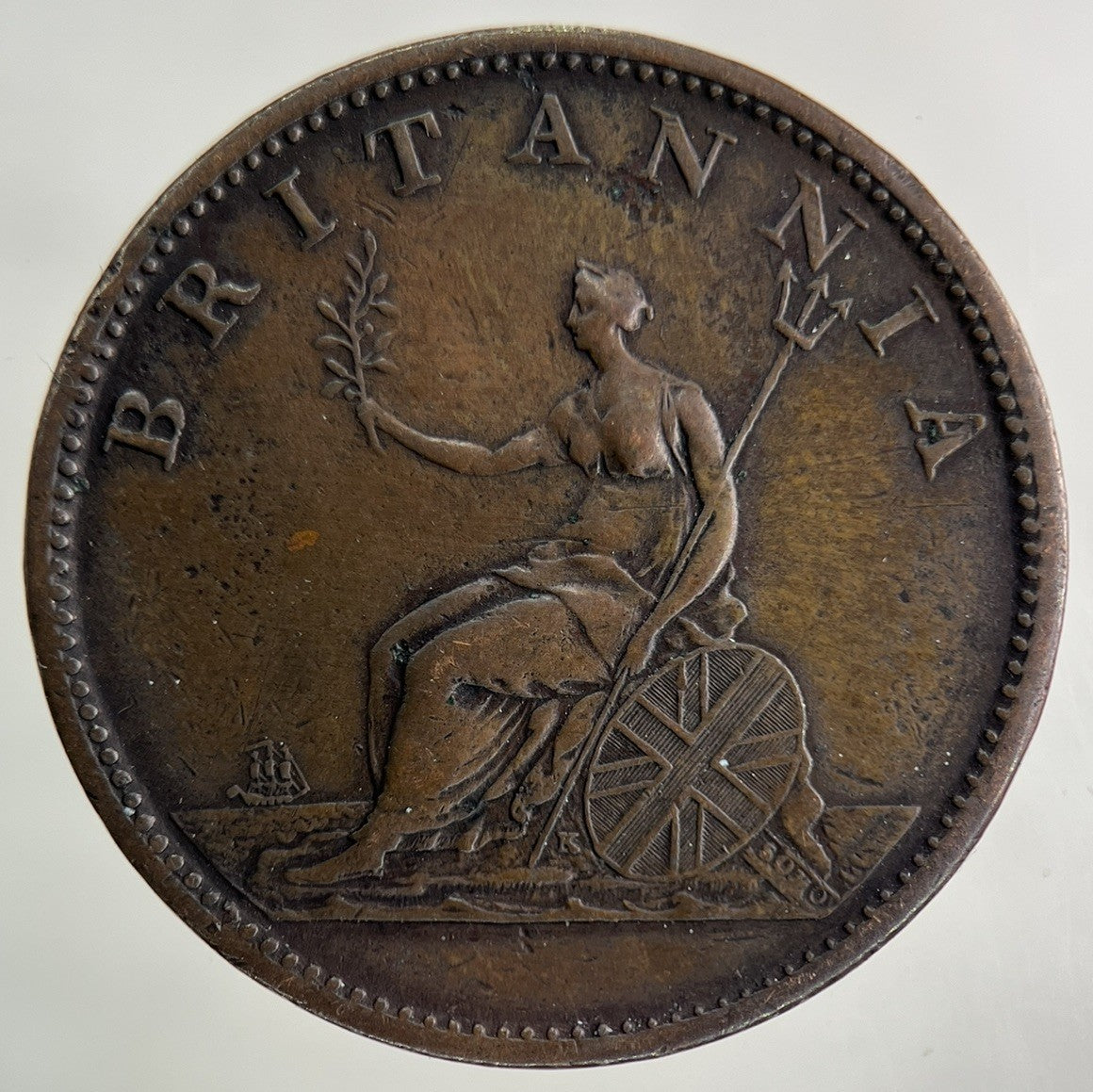 1807 George III 3rd Half - Penny Coin | Very High Grade