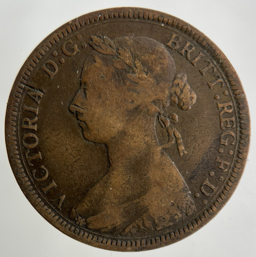 1886 Victoria Half - Penny Coin | Fine Collectable Grade