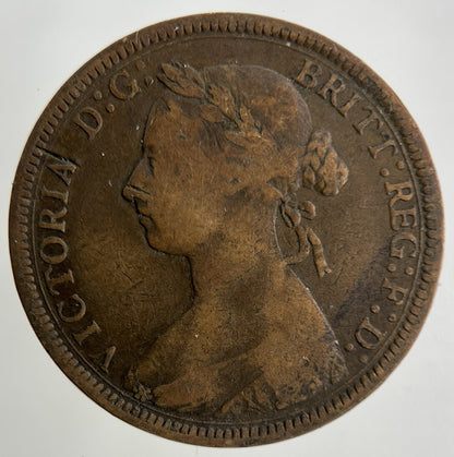 1886 Victoria Half - Penny Coin | Fine Collectable Grade