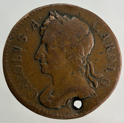 1675 Charles II 2nd Farthing Coin | Fine Collectable Grade