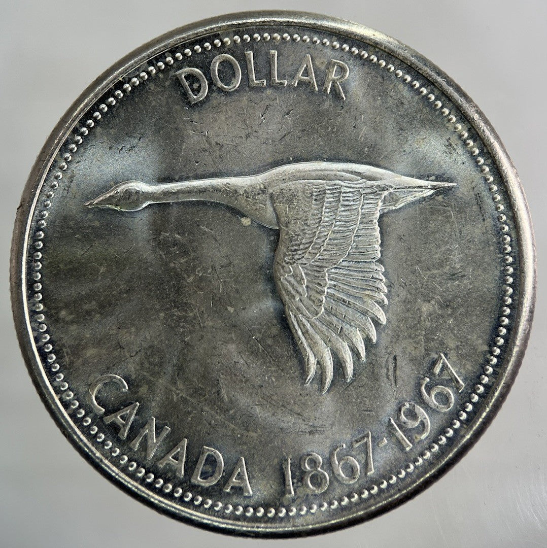 1967 Canada One Dollar Silver Coin | Very High Grade