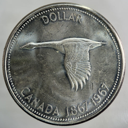 1967 Canada One Dollar Silver Coin | Very High Grade