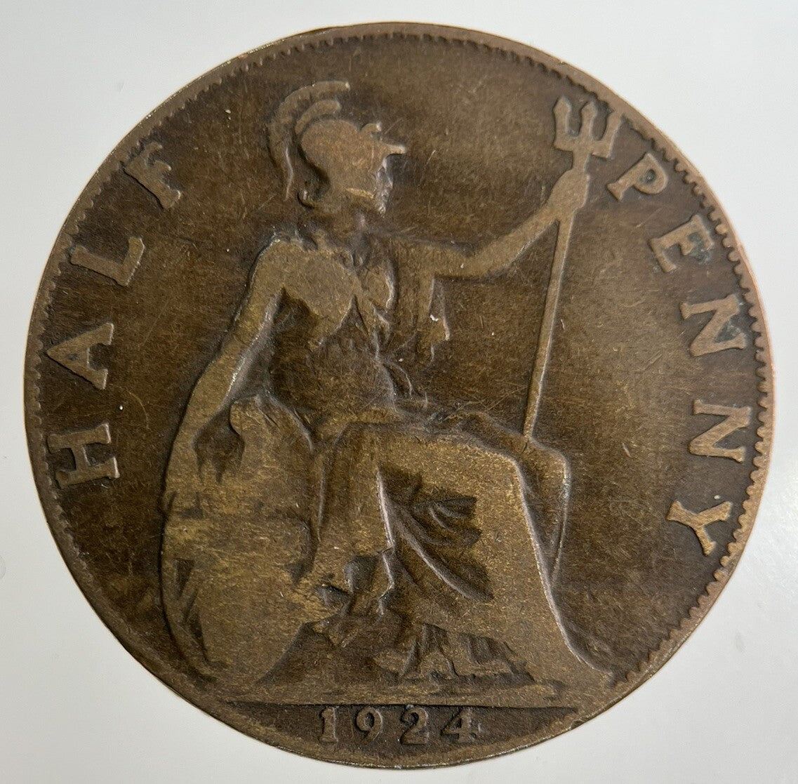 1924 George V Half - Penny Coin | Collectable Grade