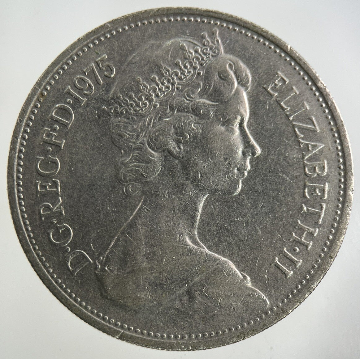1975 Elizabeth II 2nd 10p Ten - Pence Coin | Fine Collectable Grade