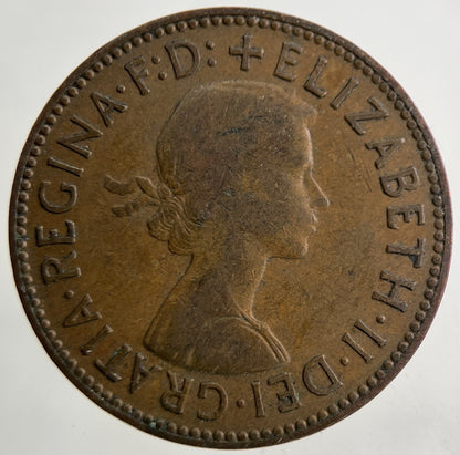 1957 Elizabeth II 2nd Half - Penny Coin | Collectable Grade