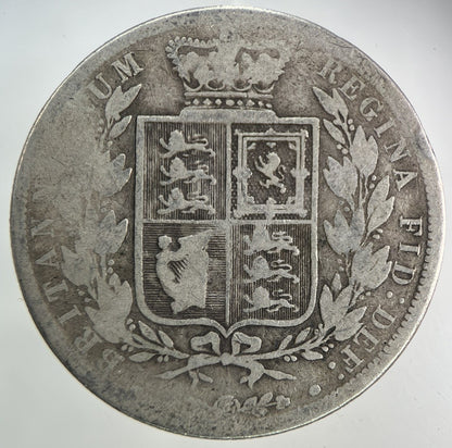 1885 Victoria Half - Crown Silver Coin | Collectable Grade