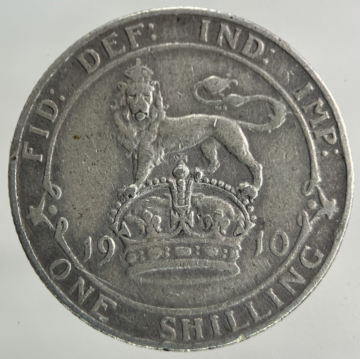 1910 Edward VII Shilling Silver Coin | Fine Collectable Grade