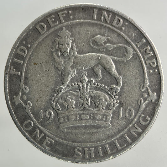 1910 Edward VII Shilling Silver Coin | Fine Collectable Grade