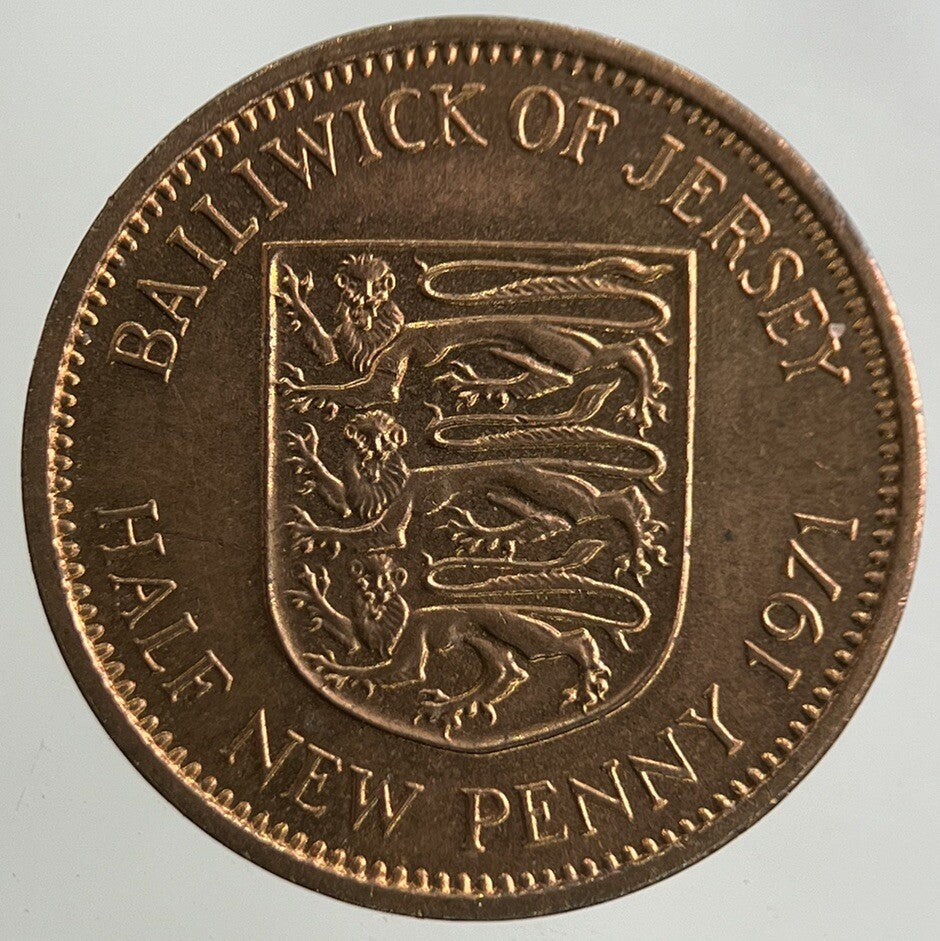 1971 Jersey Half - Penny Coin | Very High Grade