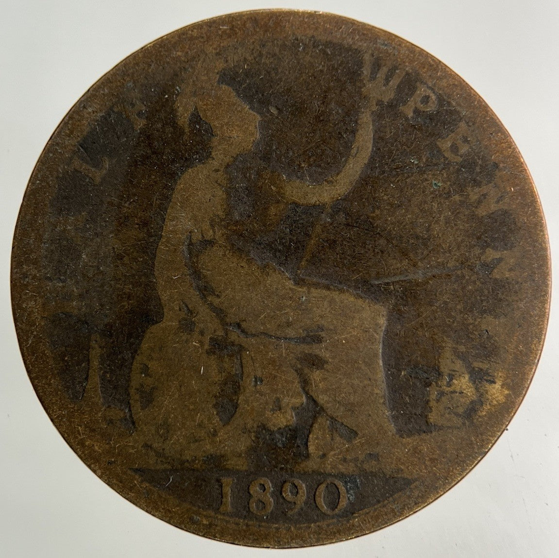 1890 Victoria Half - Penny Coin | Collectable Grade