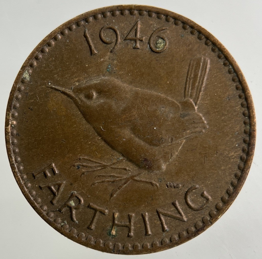 1946 George VI Wren Farthing Coin | Collectable Grade