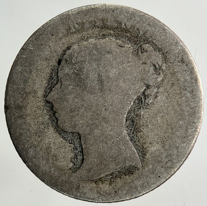 1849 Victoria Groat Four - Pence Silver Coin | Fair Grade