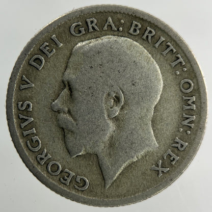 1920 George V Sixpence Silver Coin | Fair Grade