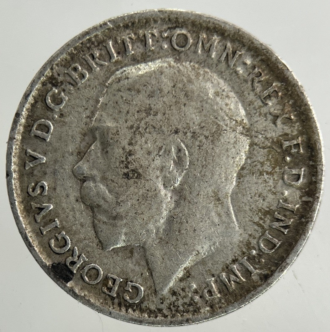 1917 George V Threepence Silver Coin | Fine Collectable Grade