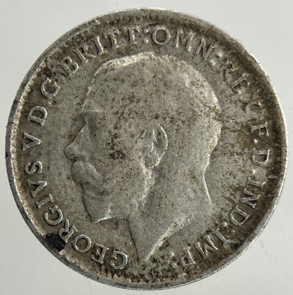 1917 George V Threepence Silver Coin | Fine Collectable Grade