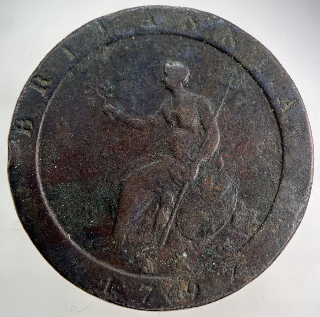 1797 George III 3rd Cartwheel One Penny Coin | Fine Collectable Grade