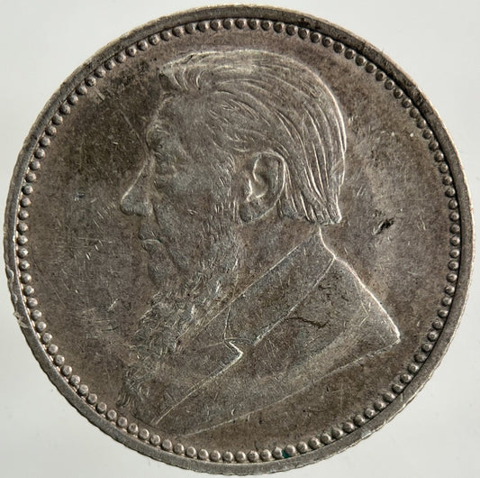1897 South Africa Sixpence Silver Coin | Very High Grade