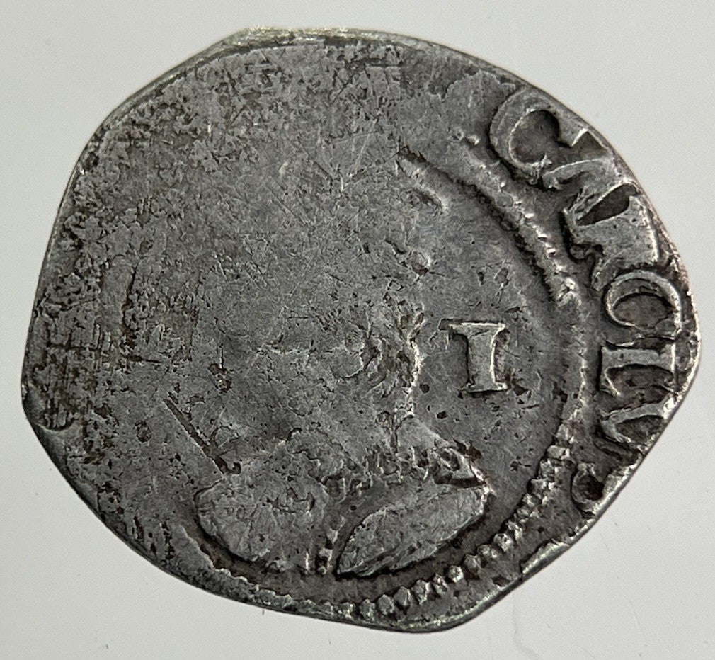 1625 - 49 Charles I 1st Penny One - Pence Silver Coin | Collectable Grade