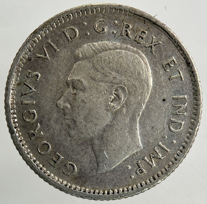 1947 Canada 10 Cents Silver Coin | Fine Collectable Grade