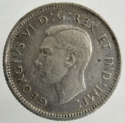 1947 Canada 10 Cents Silver Coin | Fine Collectable Grade