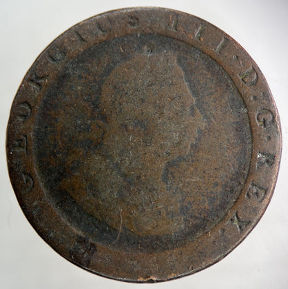 1797 George III 3rd Cartwheel One Penny Coin | Collectable Grade