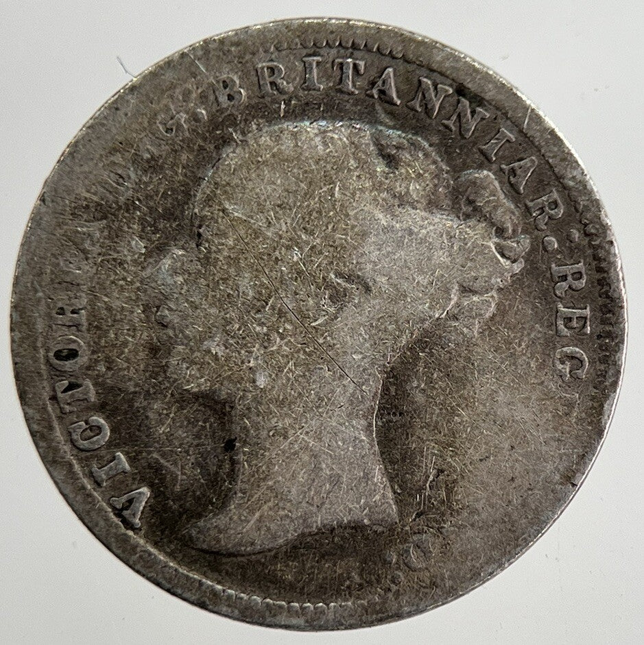 1873 Victoria Threepence Silver Coin | Collectable Grade | a8818