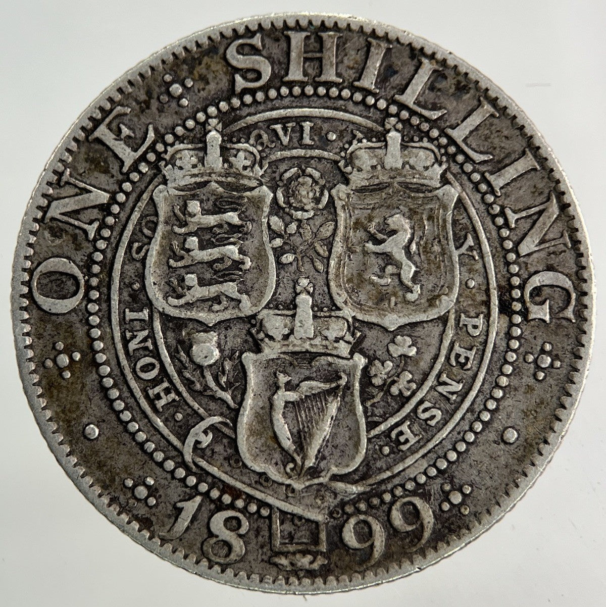 1899 Victoria Shilling Silver Coin | Fine Collectable Grade